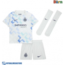 Fotballdrakt Barn Inter Milan Nicolo Barella #23 Bortedraktsett 2025-26 Kortermet (+ Korte bukser)